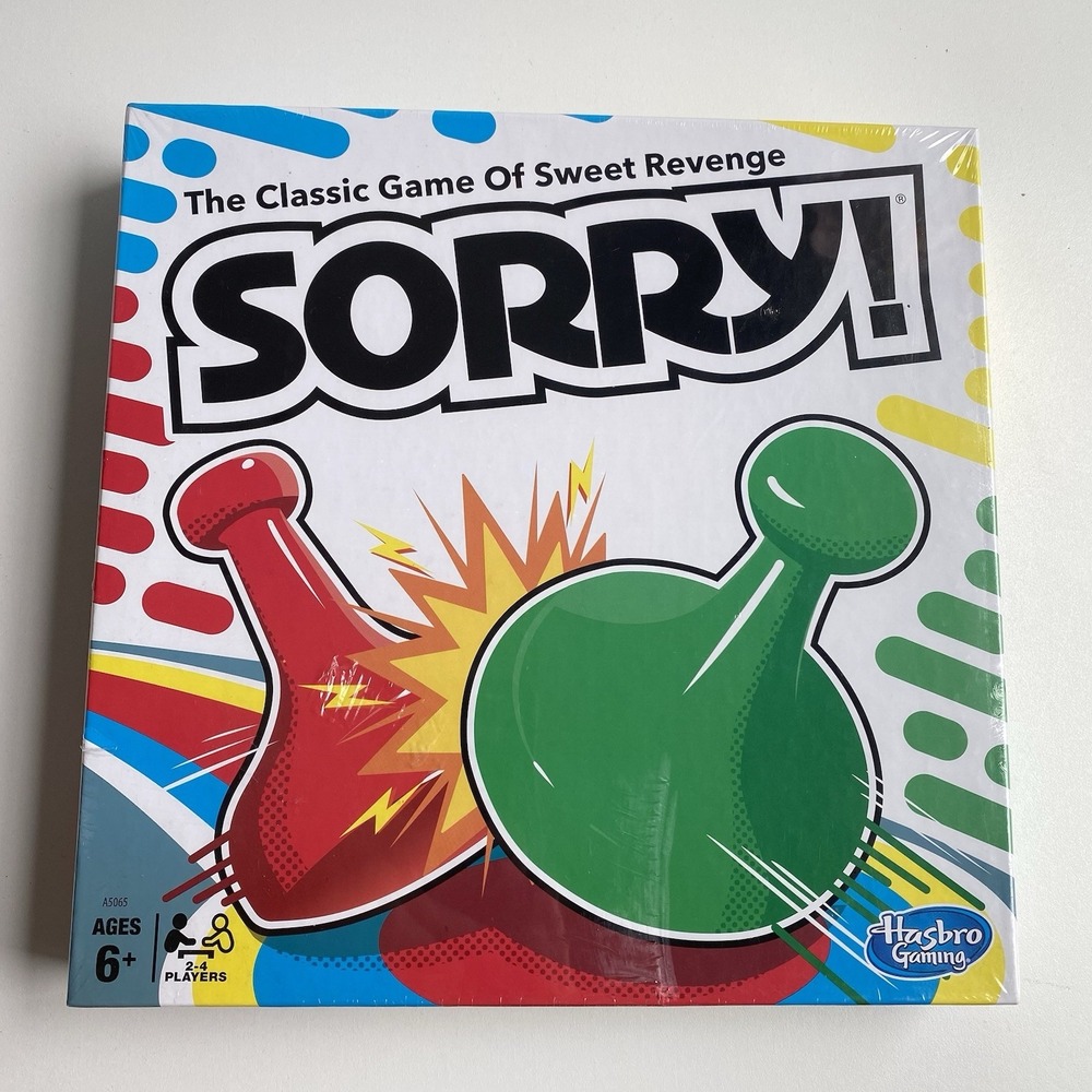 Sorry! Classic Edition Game of Sweet Revenge! Board Game Kids Family NEW‎ Sealed